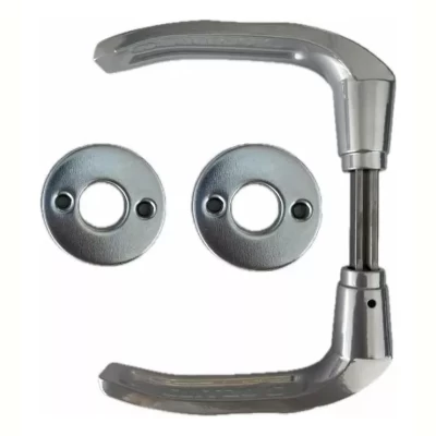 Imagen principal del producto: Manija Picaporte Currao Ministerio Duro Aluminio Dob. Balanc