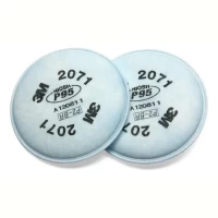 Foto principal de Par De Filtros 3m 2071 P95 Particulas Polvo 95% Filtrado Color Celeste