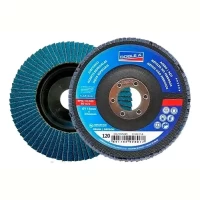 Foto principal de Disco Flap Doble A Zirconio 115mm Grano 120 X 10 Unidades