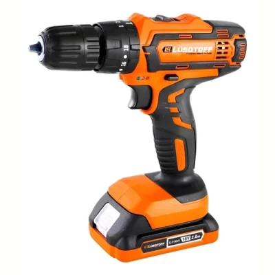 Imagen principal del producto: Taladro Atornillador Percutor Lusqtoff 18v 2 Baterias Con Puntas