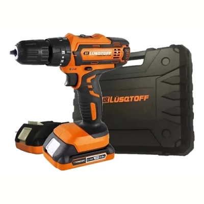 Imagen del producto: Taladro Atornillador Percutor Lusqtoff 18v 2 Baterias Con Puntas