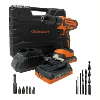 Foto principal de Taladro Atornillador Percutor 13mm Lusqtoff 2 Baterias Con Puntas