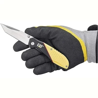 Imagen del producto: Cuchillo Plegable Cat Caterpilar CAT980047 Amarillo Con Negro