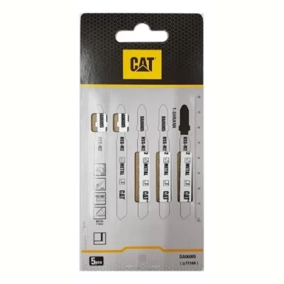 Imagen del producto: Set 5 Hojas Sierra Caladora Para Metal Cat Da06005