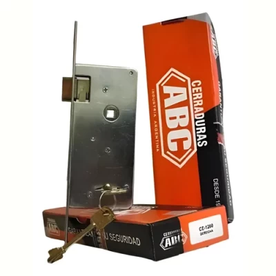 Imagen del producto: Cerradura Doble Paleta 4 Combinaciones Caja Grande ABC 1200