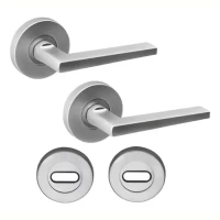 Foto principal de Manija Picaporte Vibo Doble Balancin C/roseta Y Bocallave