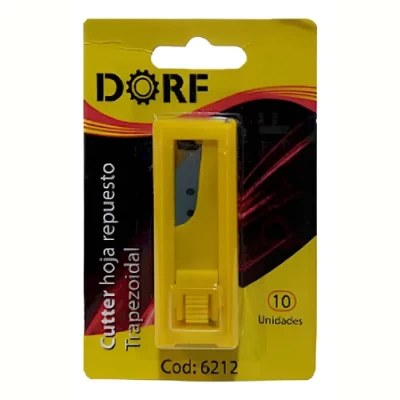 Imagen del producto: Cutter Dorf 6212 Repuesto Trapecio X10 Hojas