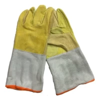 Foto principal de Guante Descarne Americano Amarillo Puño Largo