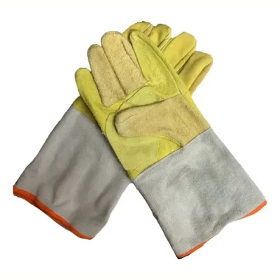 Imagen del producto: Guante Descarne Americano Amarillo Puño Largo