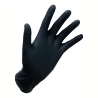 Foto principal de Guante Nitrilo Negro Reforzado Descartable Mediglove X 100