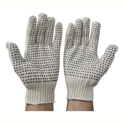 Imagen del producto: Guantes Moteados Algodón Calidad Reforzado Trabajo Pack X10