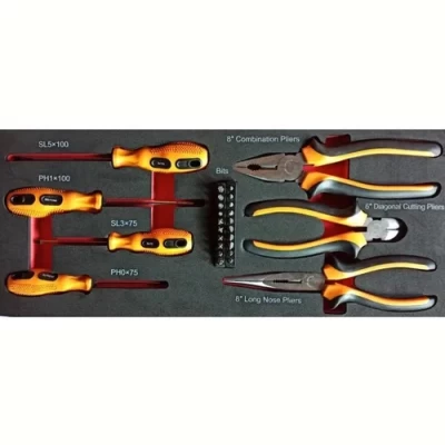 Imagen del producto: Kit De Herramientas 80 Pzs En Caja Metalica Lusqtoff Naranja
