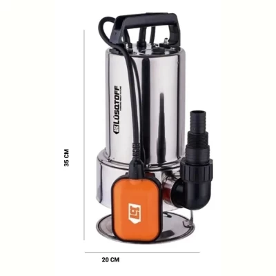 Imagen del producto: Bomba Sumergible Lusqtoff 1hp Agua Sucia Cloacal Inoxidable