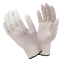 Foto principal de Guante G8 Tejido Blanco Liso Poliester Prentex