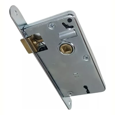 Imagen del producto: Cerradura Puerta Placa Frente Redondeado Angosto Prive 101 Izquierdo