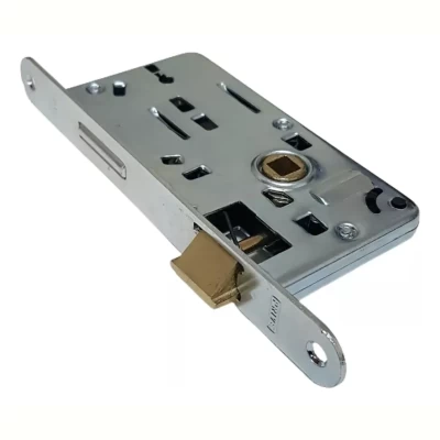 Imagen del producto: Cerradura Puerta Placa Frente Redondeado Angosto Prive 101 Izquierdo