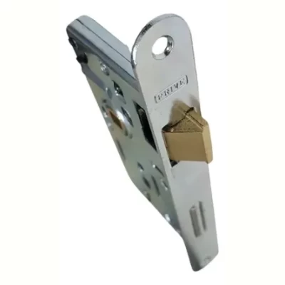 Imagen del producto: Cerradura Puerta Placa Frente Redondeado Angosto Prive 101 Izquierdo