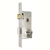 Foto principal de Cerradura Para Puerta Europerfil Prive 116 Plateado Izquierdo