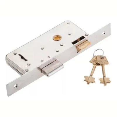 Imagen del producto: Cerradura Para Puerta Abatible Prive 200 Plateado Acabado Zincado D