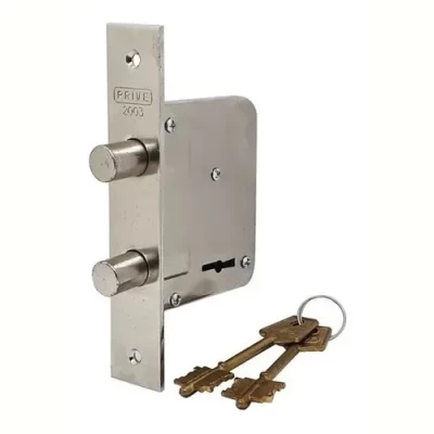 Imagen del producto: Cerrojo De Seguridad Prive 2003 Doble Perno Reforzado Plateado