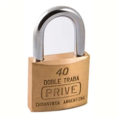Imagen principal del producto: Candado De Bronce De 40mm Doble Traba Prive 354