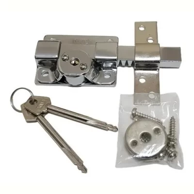 Imagen del producto: Cerrojo Llave Cruz Barra Pasante Acero Prive 400 Cromo