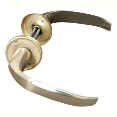 Imagen principal del producto: Manija Picaporte Rialpa Ministerio Duro Aluminio Doble Balancin