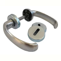 Foto principal de Manija Picaporte Sanatorio Aluminio Doble Balancin Con Retroceso