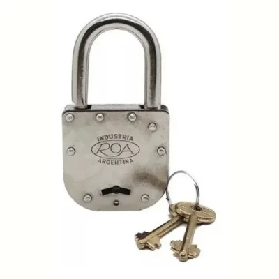 Imagen principal del producto: Candado Roa De 50mm Doble Paleta Con 2 Llaves Seguridad