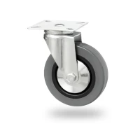 Foto principal de Rueda Tecno NY/Goma Gris 50 C/Base