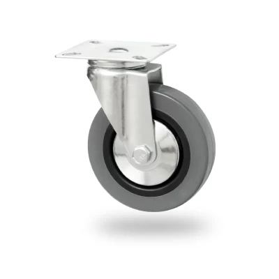 Imagen principal del producto: Rueda Tecno NY/Goma Gris 50 C/Base