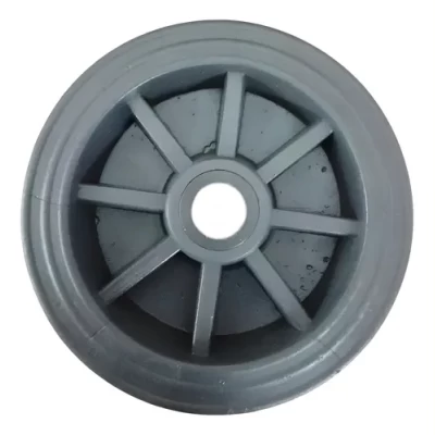 Imagen principal del producto: Rueda Suelta PP - PVC Gris 200 Bujes