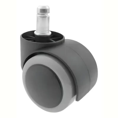 Imagen principal del producto: Rueda Doble Combinada Goma Gris 53 Perno Sillon