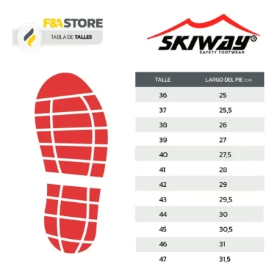 Imagen del producto: Botin De Trabajo Skiway 3243 Punta Acero Calzado Seguridad