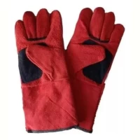 Foto principal de Guante Soldador Rojo Cosido Kevlar 35cm
